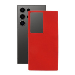 Etui Silicon Case na telefon Samsung Galaxy S24 Ultra 5G S928 czerwone