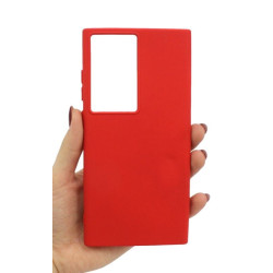 Etui Silicon Case na telefon Samsung Galaxy S24 Ultra 5G S928 czerwone