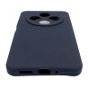 Etui Silicon Case na telefon Xiaomi Redmi 14C 2409BRN2CA / POCO C75 2410FPCC5G granatowe MATT