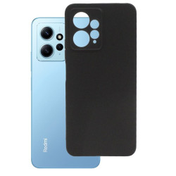Etui Silicon Case na telefon Xiaomi Redmi Note 12 4G LTE MZB0E7NEU MZB0DOBEU czarne MATT