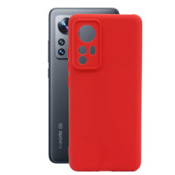 Etui Silicon Case na telefon Xiaomi 12 / 12X czerwone MATT