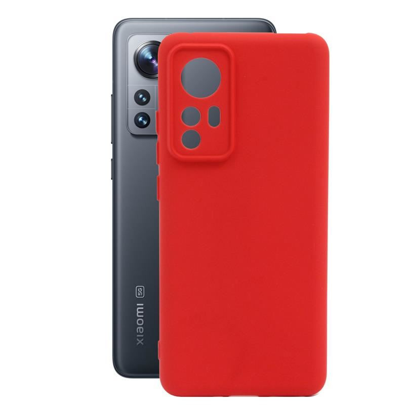 Etui Silicon Case na telefon Xiaomi 12 / 12X czerwone MATT