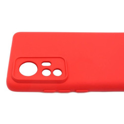 Etui Silicon Case na telefon Xiaomi 12 / 12X czerwone MATT