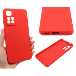 Etui Silicon Case na telefon Xiaomi Redmi Note 11 Pro Plus Pro+ 5G czerwone MATT