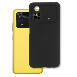 Etui Silicon Case na telefon Xiaomi POCO M4 Pro 4G / LTE czarne