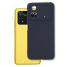 Etui Silicon Case na telefon Xiaomi POCO M4 Pro 4G / LTE granatowe