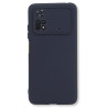 Etui Silicon Case na telefon Xiaomi POCO M4 Pro 4G / LTE granatowe