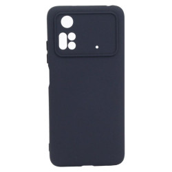 Etui Silicon Case na telefon Xiaomi POCO M4 Pro 4G / LTE granatowe