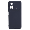 Etui Silicon Case na telefon Xiaomi POCO M4 Pro 4G / LTE granatowe