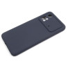 Etui Silicon Case na telefon Xiaomi POCO M4 Pro 4G / LTE granatowe