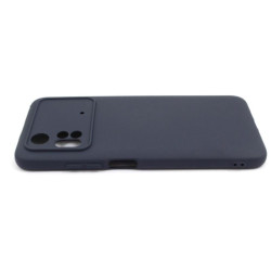 Etui Silicon Case na telefon Xiaomi POCO M4 Pro 4G / LTE granatowe