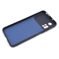 Etui Silicon Case na telefon Xiaomi POCO M4 Pro 4G / LTE granatowe