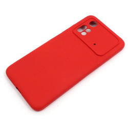 Etui Silicon Case na telefon Xiaomi POCO M4 Pro 4G / LTE czerwone