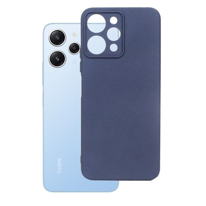Etui Silicon Case na telefon Xiaomi Redmi 12 4G 23053RN02A granatowe