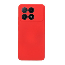 Etui Silicon Case na telefon Xiaomi POCO X6 Pro 5G / Redmi K70e 5G czerwone