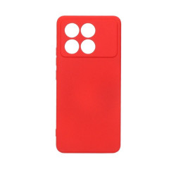 Etui Silicon Case na telefon Xiaomi POCO X6 Pro 5G / Redmi K70e 5G czerwone