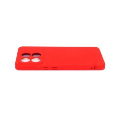 Etui Silicon Case na telefon Xiaomi POCO X6 Pro 5G / Redmi K70e 5G czerwone
