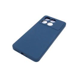 Etui Silicon Case na telefon Xiaomi POCO X6 Pro 5G / Redmi K70e 5G granatowe