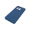 Etui Silicon Case na telefon Xiaomi POCO X6 Pro 5G / Redmi K70e 5G granatowe