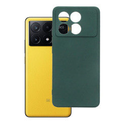Etui Silicon Case na telefon Xiaomi POCO X6 Pro 5G / Redmi K70e 5G zielone