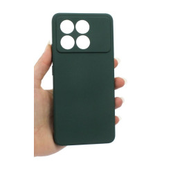 Etui Silicon Case na telefon Xiaomi POCO X6 Pro 5G / Redmi K70e 5G zielone