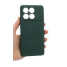 Etui Silicon Case na telefon Xiaomi POCO X6 Pro 5G / Redmi K70e 5G zielone