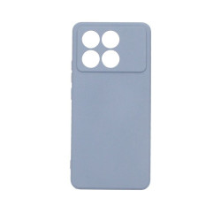 Etui Silicon Case na telefon Xiaomi POCO X6 Pro 5G / Redmi K70e 5G szare