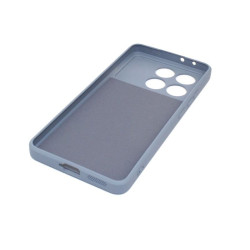 Etui Silicon Case na telefon Xiaomi POCO X6 Pro 5G / Redmi K70e 5G szare