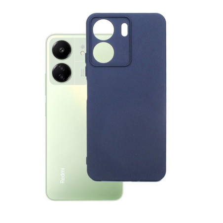 Etui Silicon Case na telefon Xiaomi Redmi 13C 4G 23108RN04Y / POCO C65 2310FPCA4G granatowe