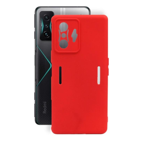 Etui Silicon Case na telefon Xiaomi Redmi K50 GE / POCO F4 GT czerwone