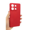 Etui Silicon Case na telefon Xiaomi Redmi Note 13 5G 2312DRAABG czerwone