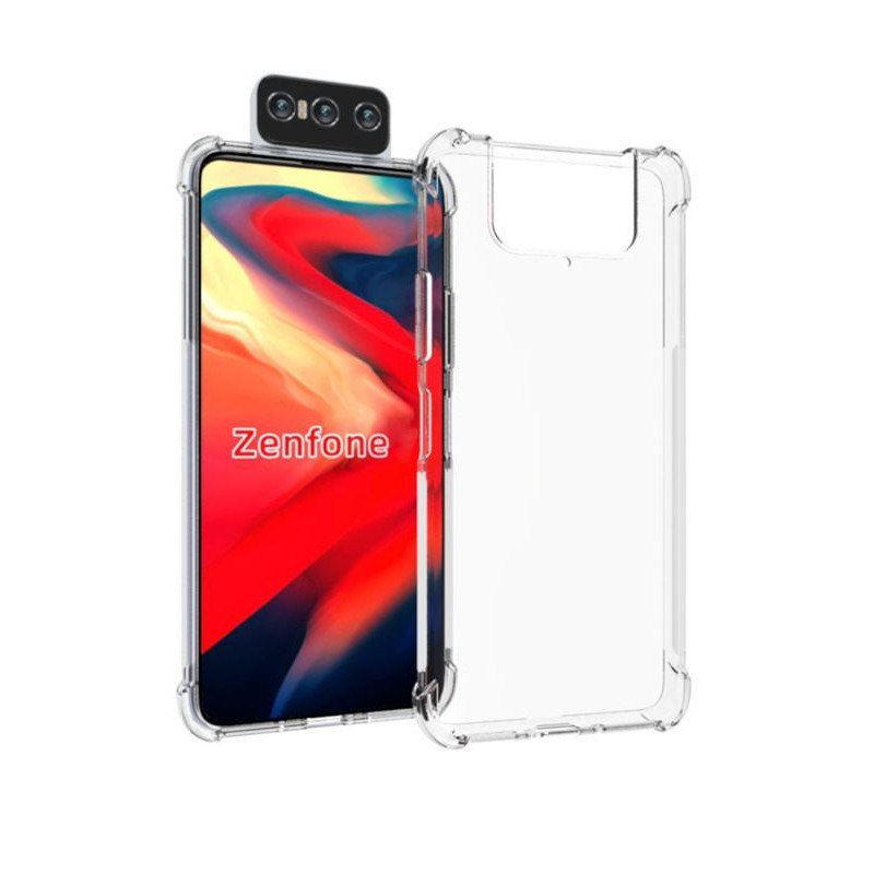 Etui Jelly Anti Shock na telefon ASUS ZenFone 8 5G Flip bezbarwne