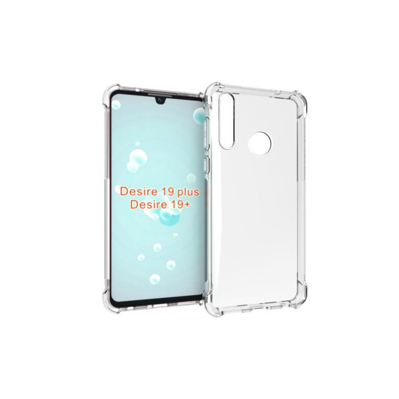 Etui Jelly Anti Shock na telefon HTC Desire 19+ bezbarwne