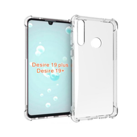 Etui Jelly Anti Shock na telefon HTC Desire 19+ bezbarwne
