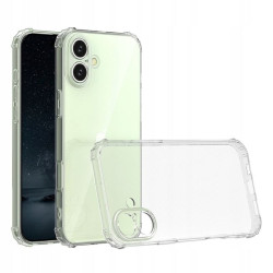 Etui Jelly Anti Shock na telefon Apple iPhone 16 A3287 bezbarwne