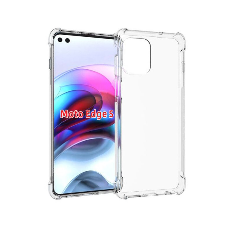Etui Jelly Anti Shock na telefon motorola moto g100 5G / edge s / nio bezbarwne