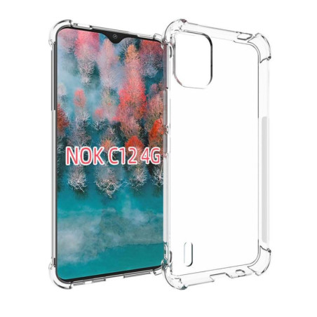 Etui Jelly Anti Shock na telefon Nokia C12 TA-1535 bezbarwne