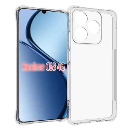 Etui Jelly Anti Shock na telefon Realme C63 RMX3939 / Note 60 RMX3933 bezbarwne
