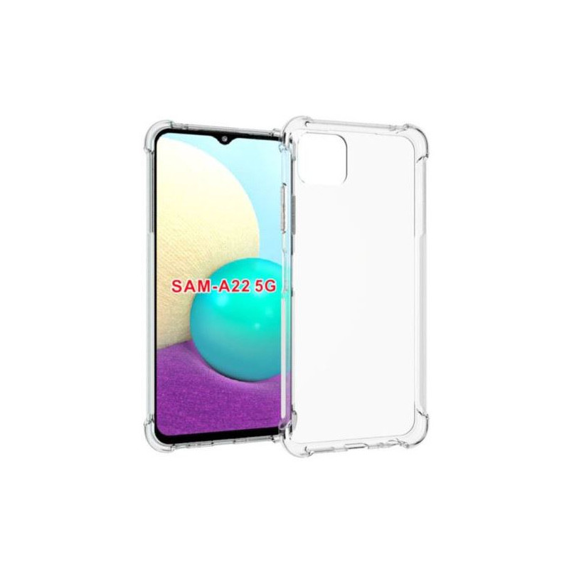 Etui Jelly Anti Shock na telefon Samsung Galaxy A22 5G A226 bezbarwne
