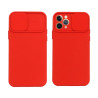 Etui Silicone Lens na telefon Apple iPhone 11 Pro czerwone