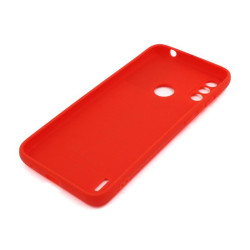 Etui SILICONE LENS na telefon motorola moto e7 / e7i power czerwone