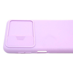 Etui SILICONE LENS na telefon Samsung Galaxy A13 5G A136 / A04s 5G fioletowe