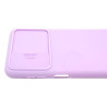 Etui SILICONE LENS na telefon Samsung Galaxy A13 5G A136 / A04s 5G fioletowe