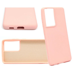 Etui BELINE SILICONE na telefon Samsung Galaxy S21 Ultra 5G G998 jasnoróżowe
