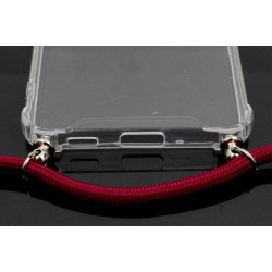 Etui Strap Case na telefon Samsung Galaxy S21 5G G991 czerwone