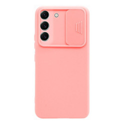 Etui SILICONE LENS na telefon Samsung Galaxy S22 S901 różowe