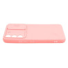 Etui SILICONE LENS na telefon Samsung Galaxy S22 S901 różowe