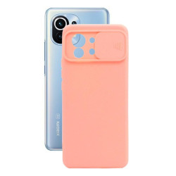 Etui SILICONE LENS na telefon Xiaomi Mi 11 / Mi 11T różowe