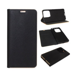 Etui Flip Vennus na telefon Xiaomi Redmi Note 14 4G 24117RN76E czarne