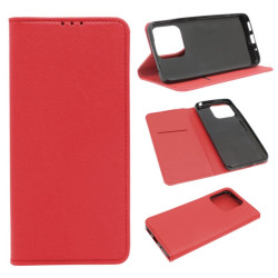 Etui Smart Magnet na telefon Xiaomi Redmi 12C / 11A czerwone